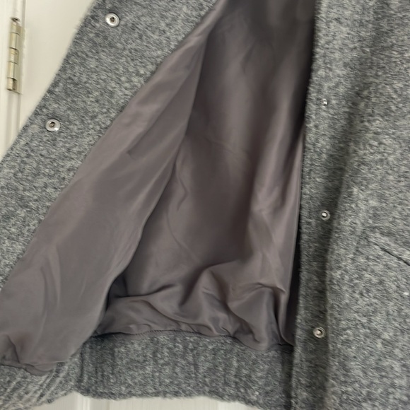 H&M Gray Wool Bomber Jacket - Picture 5 of 5